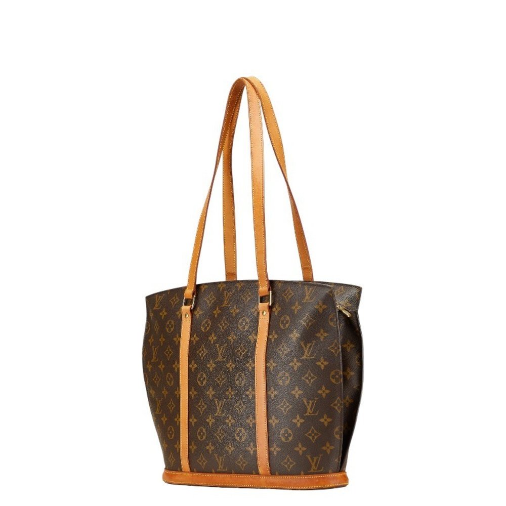 Louis Vuitton Monogram Babylon Tote Bag/Shoulder Bag M51102 Brown PVC Leather... - Picture 2 of 16